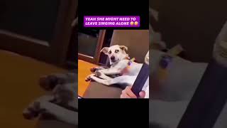 YEAH SHE MIGHT NEED TO LEAVE SINGING ALONE!! 🤣🤣🤣 #voiceover