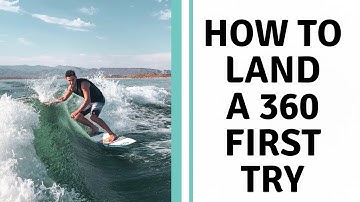 HOW TO LAND YOUR FIRST 360 | Wakesurf Tutorial By Connor Burns Pro Wakesurfer