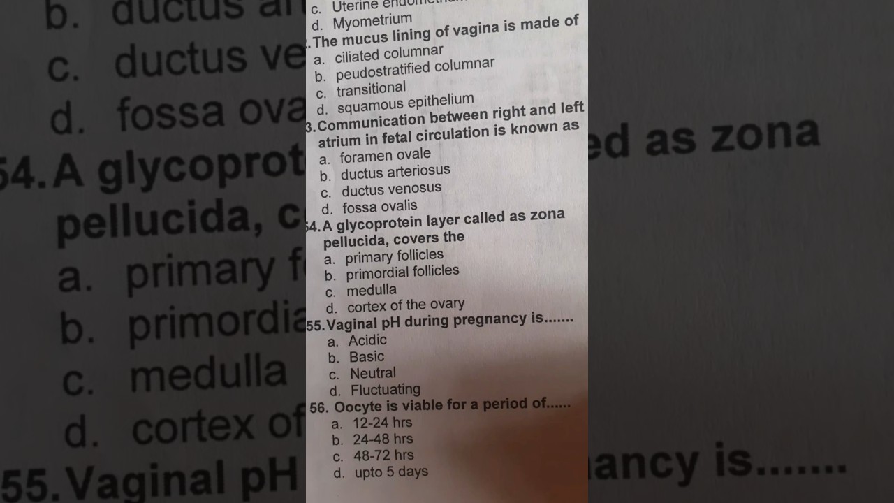 "Crack Gynecology MCQs in Minutes! | Rapid Revision for Med Students" 