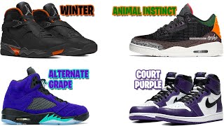 AIR JORDAN 8 WNTR, JORDAN 3 ANIMAL 