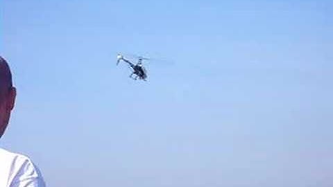 My first loop with a Trex 450