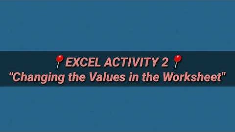 FINAL EXAM IN (GE.LIE) / WORD PROCESSING  ACTIVITY 1 "Review of Essential Skills" & EXCEL ACTIVITY 2