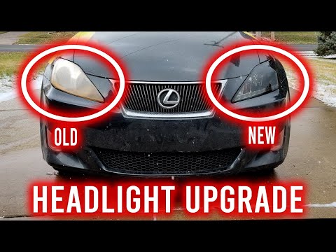 2008 Lexus IS250 Headlight Upgrade