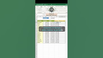 Calcular horas extras en excel #excel #superexcel #tutorial