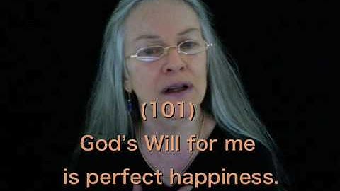 ACIM Lesson 116 - Review of ideas 101 & 102