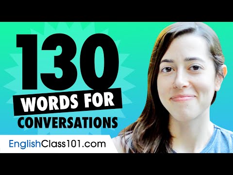 130 English Words For Daily Life Conversations