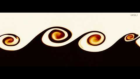 Kelvin-Helmholtz instability using lattice Boltzmann method