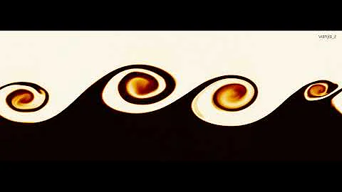 Kelvin-Helmholtz instability using lattice Boltzmann method