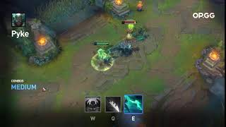Pyke Q + Reverse E