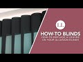 How to Replace a Louvre in Your Allusion® Blind | How-To Blinds