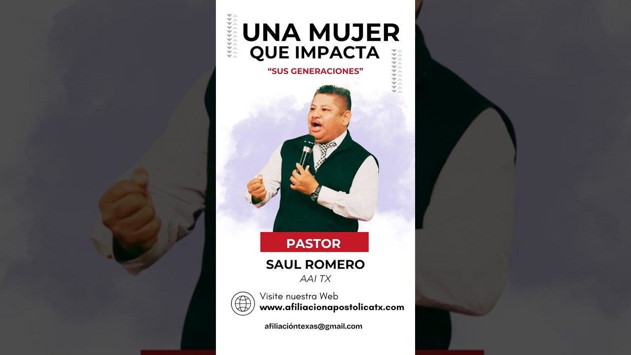 Pastor Saul Romero #mujeresdelabiblia