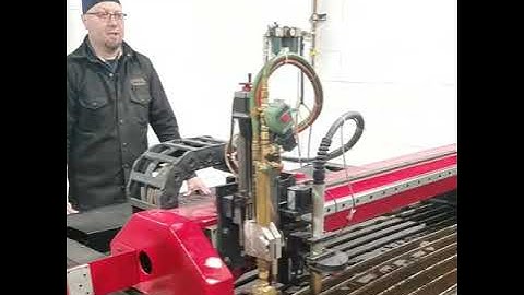 Plasma Cutting a Sign on a Torchmate - Lakeshore Fab Lab