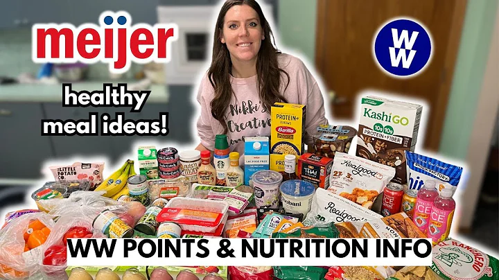 HUGE Healthy Grocery Haul | WeightWatchers Points | Healthy Meal Ideas For Weight Loss