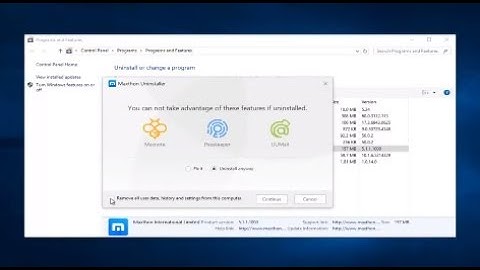 How To Uninstall Maxthon Cloud Browser