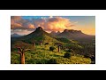 Jos Plateau Mountain Vista Nigerian Highlands At Golden Hour Peaceful Ambient Nature