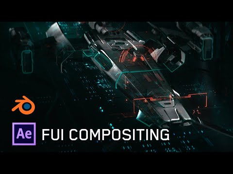 Futuristic HUD FUI using BLENDER TUTORIAL
