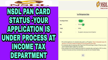 Your application is under process at Income Tax Department problem solve