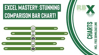 Excel Mastery: Stunning Comparison Bar Chart!