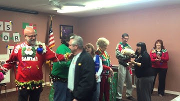 The KGVAR Broker ugly sweater winner and then some....