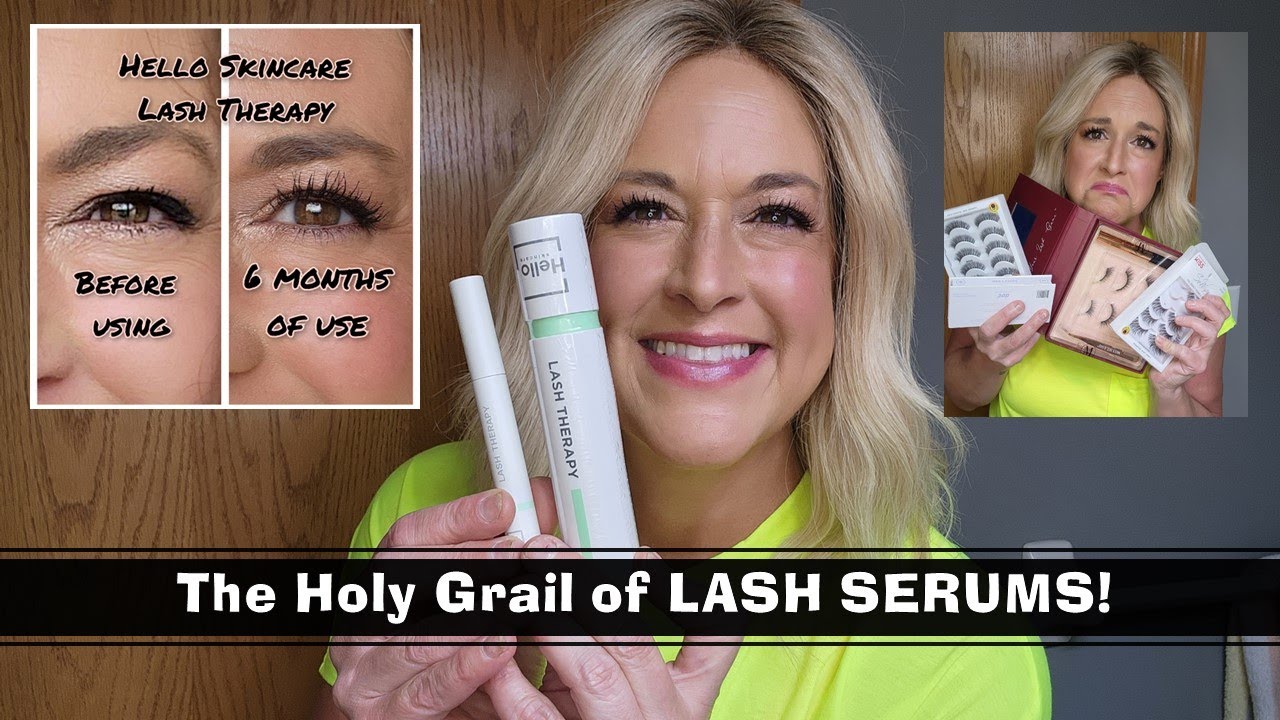 My lashes are AMAZING! Hello Skincare LASH THERAPY the holy