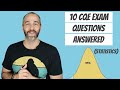 CQE Exam Questions  ANSWERED [10 questions from Statistics]