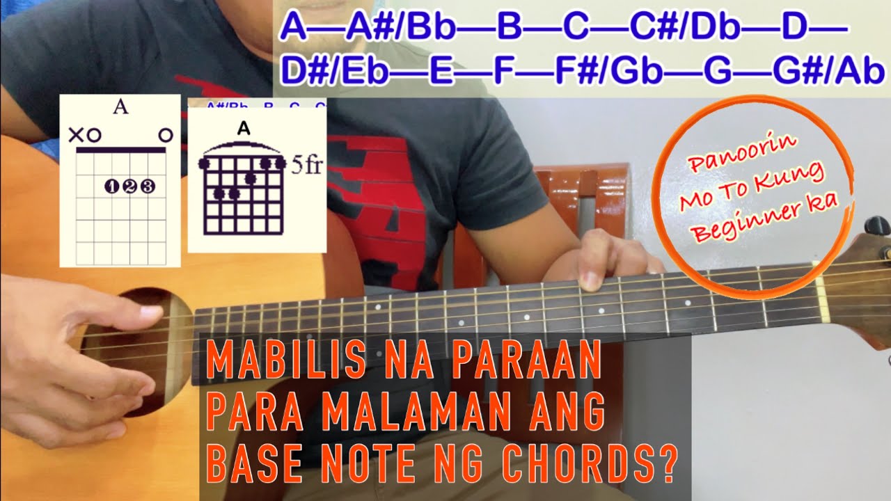 Paano Malalaman ang Base Note ng mga Chords? Mabilis na Paraan. - YouTube