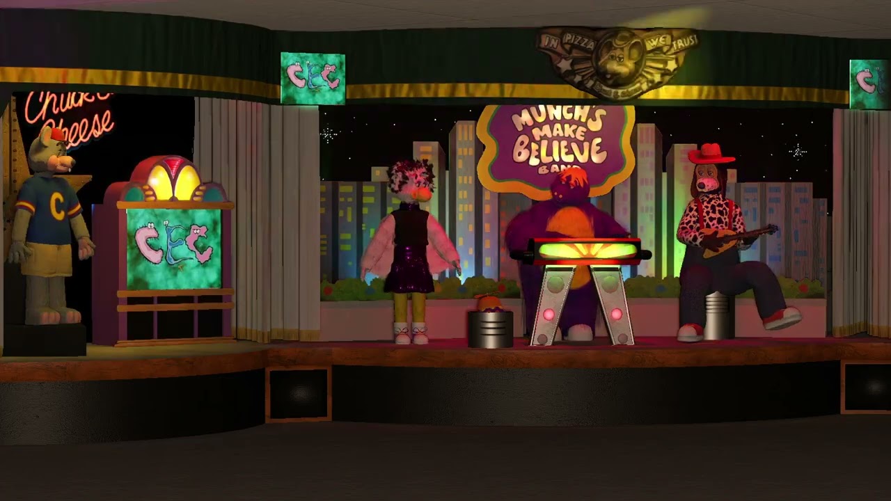 Make Believe Studio Chuck E. Cheese January 2002 3-Stage FULL SHOW