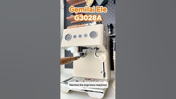 Gemilai Ele G3028A Espresso Machine Quick Walkthrough #gemilai #eleg3028a