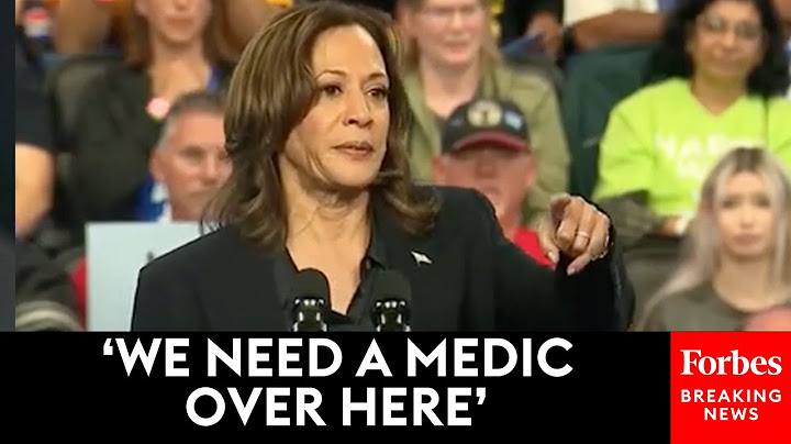 DRAMATIC MOMENT: Kamala Harris Stops Rally When Crowd Member Needs Medical Help