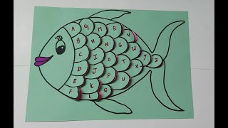 Alphabetical fish 🐠 | Alphabet TLM for KIDS | TLM for Nursery KIDS
