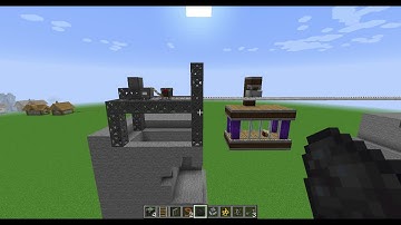 A cable car in Minecraft Create Mod