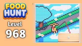 Food Hunt Pixel puzzle level 968 walkthrough solution gameplay  Update