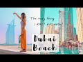 DUBAI VLOG 4 I QUÉ NO ME GUSTA DE LA PLAYA DE DUBAI I BURJ AL ARAB I  EL MALL MÁS GRANDE: DUBAI MALL