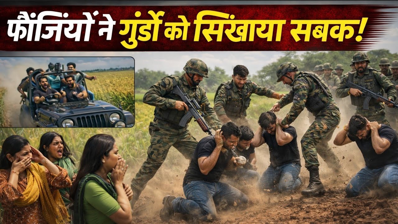 किसान की फसल रौंदते हुए गुंडों ने चलाई गाड़ी, फिर फौजियों ने सिखाया ऐसा सबक कि रूह तक कांप उठी