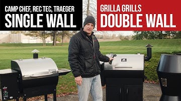 Camp Chef vs Grilla Grills | Double Wall Insulation Test in Cold Weather