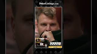 Fedor Holz gets MAX value from Ponakovs! #triton #poker #cooler