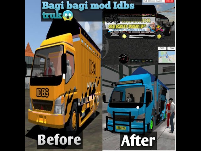 Bagi bagi Livery Idbs truk simulator 😱 class=