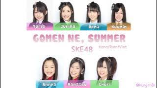 [VIETSUB] Gomen ne, SUMMER (ごめんね,SUMMER ) - SKE48