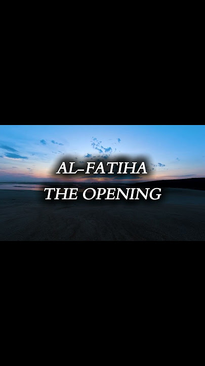 Al-Fatihah... #murottal #murottalquran