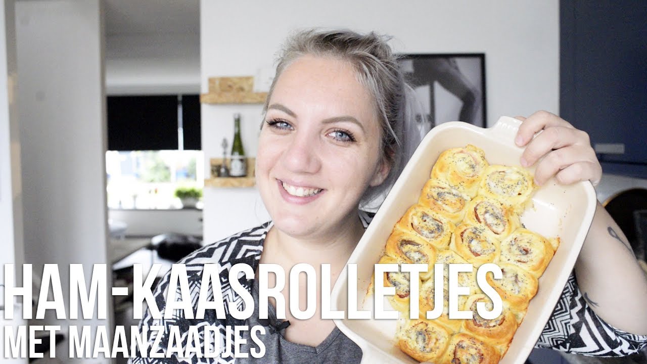 Ham-kaasrolletjes met maanzaad | OhMyFoodness
