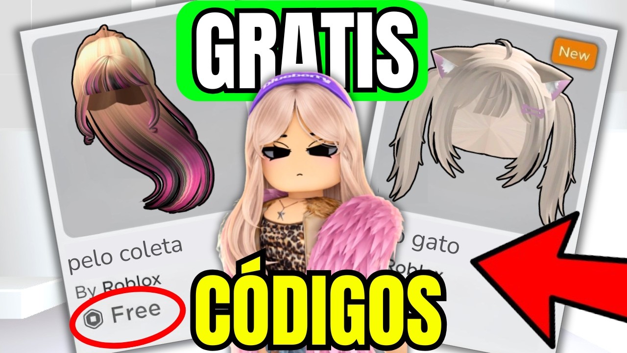 CANJEA CÓDIGOS DE PELOS GRATIS EN ROBLOX NUEVOS UGC ÍTEMS LIMITED en FLEX UGC CODES
