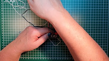 Interlocking filet crochet, colour changing tutorial row method 1: 2A