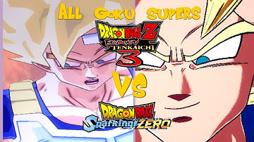 Goku Ultimates in Budokai Tenkaichi 3 vs Sparking Zero