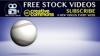 Baseball Ball, Animation, Rendering, Background, Loop, HD - FREE STOCK VIDEOS