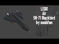 LEGO SR-71 Blackbirdation (Blender Time-Lapse, 2 Minutes)