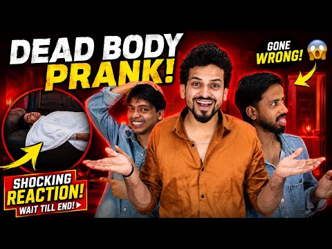 Dead Body Prank With Delivery Boy😂 || TeAm STARS