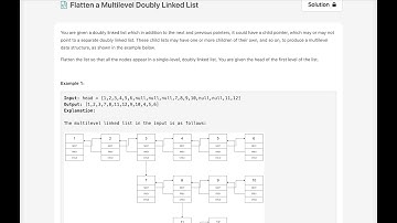 LeetCode: Flatten a Multilevel Doubly Linked List, Easy python3 solution