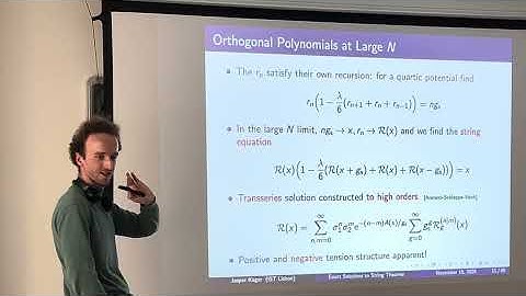 Jasper Kager – Exact Solutions of Matrix Models and String Theories