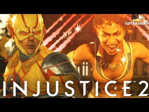 dragon ball fighterz combos gohan VIXEN'S SUPER BEATS THE SPEED FORCE! - Injustice 2
