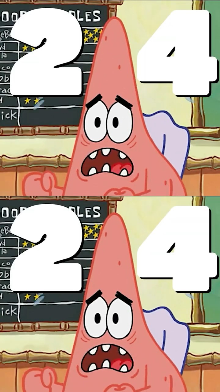 what's funnier than 24... the REMIX ? | SpongeBob #shorts